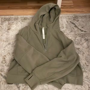 Lululemon oversized scuba 1/2 zip